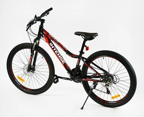 Велосипед 26 ST Corso «INTENSE» NT-26573 сталь 13", (к-т Saiguan) чорно-червоний