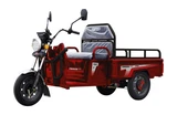 Трицикл РОЗІБРАНИЙ вантажний Corso «TRUCK ONE» TR-300047, двигун 800W, акумулятор 60V 32Ah графеновий, червоний 5 МІСЦЬ+ 1 ящик.акум, колеса 12" фото westvelo.com
