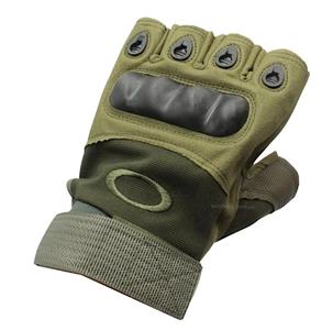 Рукавиці (тактичні) QAKLEY "2XL" хакі (з відкритими пальцями)
