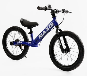 Велобіг 16 Corso надувні колеса, сталева рама «MAXIS» MX-27302 синій