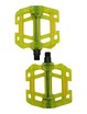 Педалі полікарбонат Hengchi FPD-287, прозорий, салатові (Тайвань) фото westvelo.com