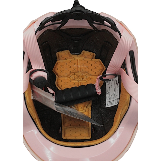 Мото шолом, відкритий (S-M) "DAVID" D316, рожевий глянцевий (ABS) фото westvelo.com
