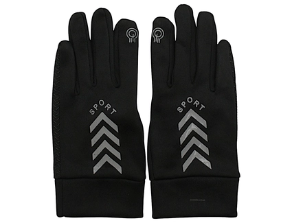 Мото рукавиці (L) SPORT чорні (сенсорний палець)