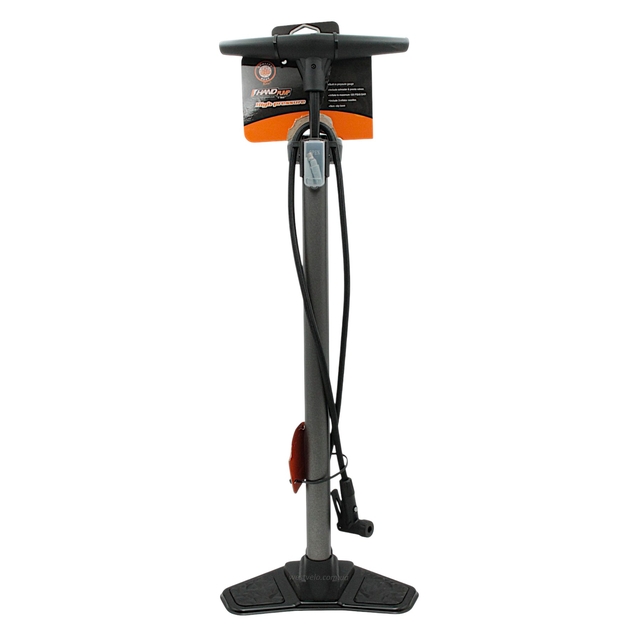 Насос авто з манометром BEE pump (P32B-21) алюміній сірий (електронне табло) фото westvelo.com