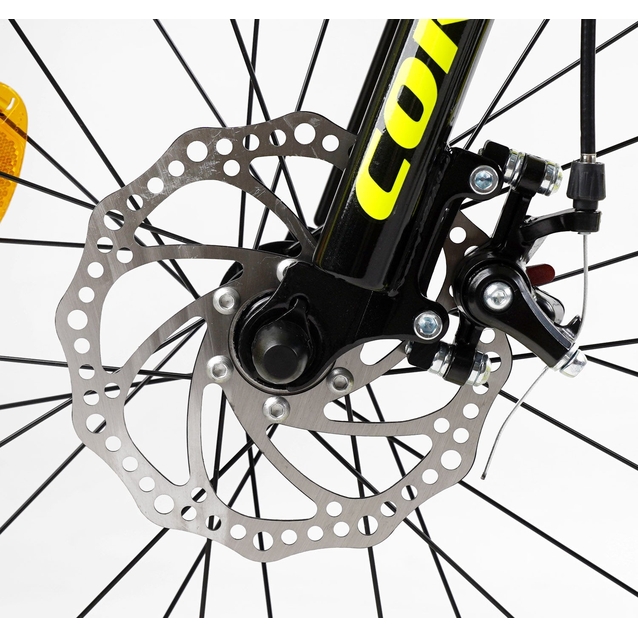 Дитячий велосипед 20 ST Corso «FALCON» FL-20299 дискові гальма, чорно-жовтий фото westvelo.com