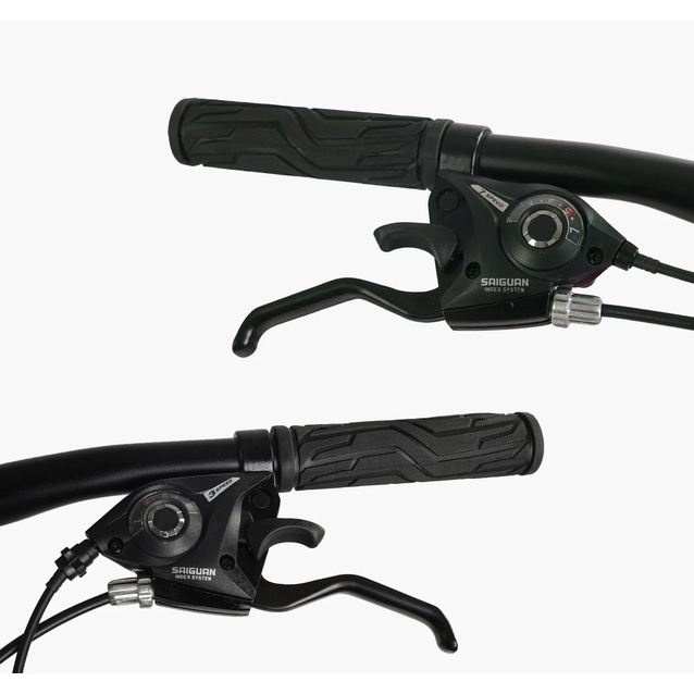 Велосипед 24 AL Corso «FENIX» FX-24912 алюміній 11", (к-т Saiguan) чорно-червоний фото westvelo.com