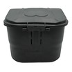 Кошик пластмасовий чорний, з кришкою та замком (AFT-139) фото westvelo.com