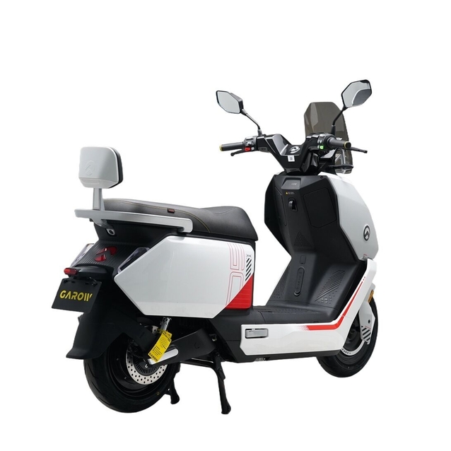 Електроскутер Garow «L2026» W-6395, двигун 2999W, акумулятор 72V 48Ah літій-залізо-фосфатний, білий, колеса 12" фото westvelo.com
