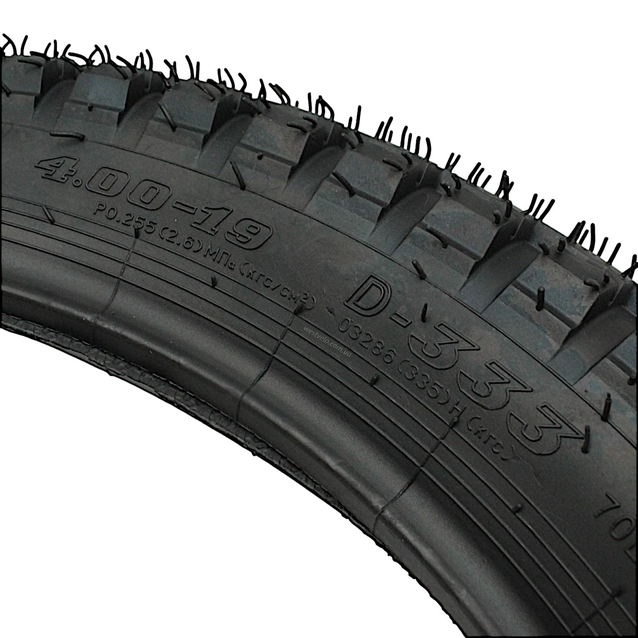 Покришка "19" 4.00-19 DNEPR (D-333) напів-шип TT фото westvelo.com