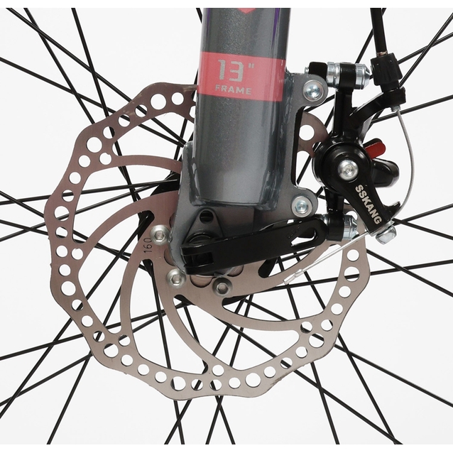 Велосипед 26 AL Corso «MERCURY» MR-26622 алюміній 13", (к-т SHIMANO) світло-рожевий фото westvelo.com