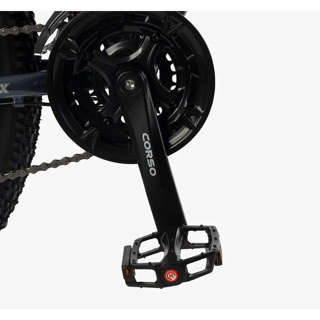 Велосипед 29 AL Corso «X-POWER» PW-93255 алюміній 19", (к-т SHIMANO) чорно-графітово-помаранчевий фото westvelo.com