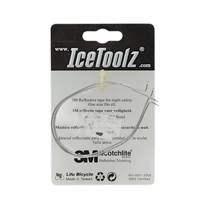 Світловідбиваючі кліпси ICE TOOLZ (721D2 S4) сталеві, нікельні (2шт) (із дефектом) (Тайвань)