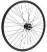 Колесо 26 зад, обід 2-ний чорний дисковий, втулка SHUNFENG проми, диск 6 болтів, чорна спиця фото westvelo.com