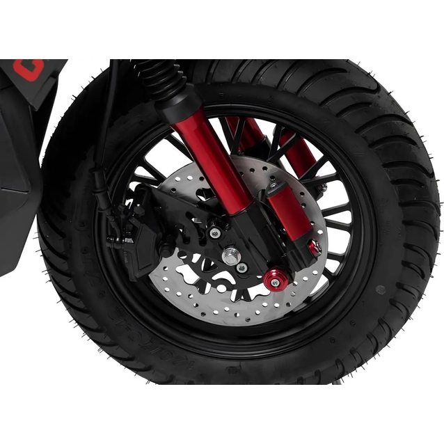 Електроскутер Corso «HURRICANE» HR-230114, двигун 2500W, акумулятор 72V 40Ah літій-залізо-фосфатний, червоний, колеса 10" фото westvelo.com