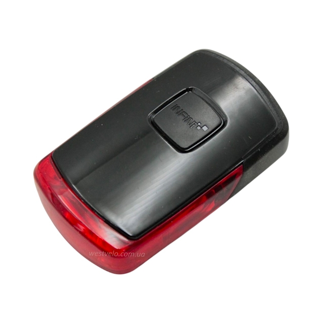 Мигалка на батарейках зад. INFINI I-411 0.5W 2 режима фото westvelo.com