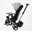 Дитячий велосипед 3-кол з батьківською ручкою, з даш, PU BestTrike «OSCAR» 6390/19-306 сірий, поворотне сидіння, складне кермо, кошик, телескопічна ручка фото westvelo.com