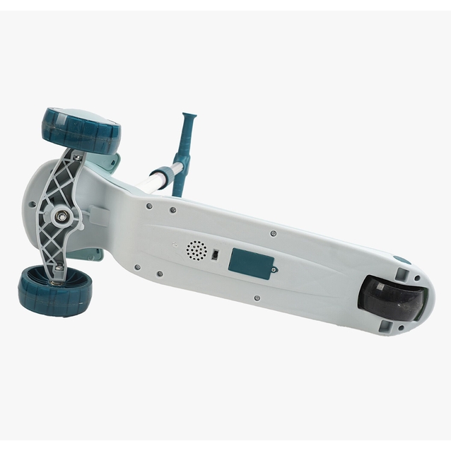 Самокат дитячий 3-х колісний Skyper RS-46204 бірюзовий, колеса PU Ø125mm/40mm зі світлом, музика та підсвічування платформи, кермо складне
