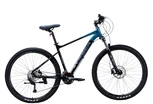 Велосипед 29 AL Corso «CYBER» CB-58412 алюміній 19", (к-т SHIMANO Alivio) вилка Santour гідравлічна, чорно-блакитний фото westvelo.com