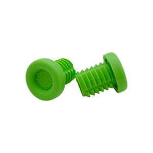 Заглушки керма (баренди) STOLEN (Rubber Vortex Gang Green) пластик, салатовий (Тайвань)