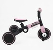 Дитячий велосипед 3-х колісний EVA (піна) Best Trike колеса 8-6, BS-11402 рожевий, нейлонова рама, рама та задні колеса -складні, підсвічування, кошик фото westvelo.com