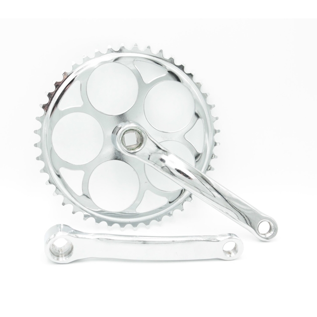 Система шатунів "20" 44Т, під квадрат, нікель, L-152мм. фото westvelo.com