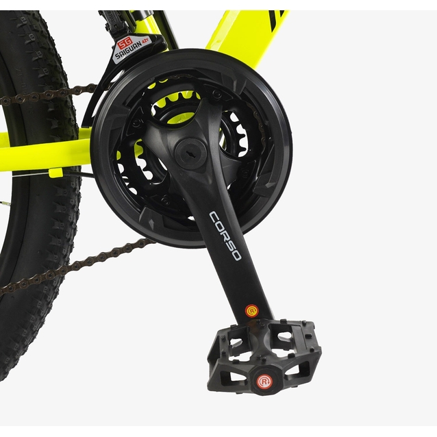 Велосипед 26 ST Corso «GENESIS» T-26430 сталь 13", (к-т Saiguan) жовтий фото westvelo.com