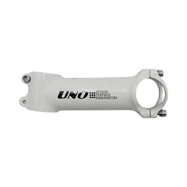 Винос руля на безрізьбову вилку AL. Ø28.6-Ø31.8мм, L-110мм, UNO (AS-027N), білий фото westvelo.com