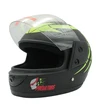 Мото шолом, закритий (XS) F2 "PREDA TORS" чорно-салатовий матовий (825-4) фото westvelo.com