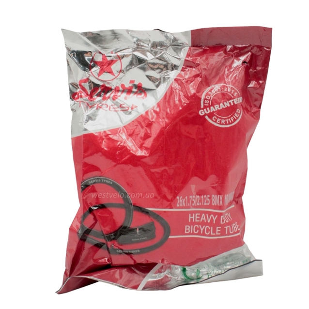 Камера 26 короткий ніпель AV 35mm <SERVIS> (1.75-2.125) Пакистан фото westvelo.com