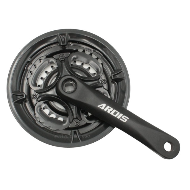 Система шатунів мтв мала ARDIS AL. чорна (24/34/42Т) L-170мм. фото westvelo.com