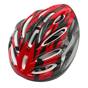 Вело шолом "TK Sport" 980 чорно-червоний