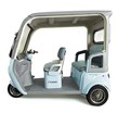 Трицикл з дашком Corso «TWIST» WS-309117, двигун 1500W, акумулятор 72V 30Ah літій-залізо-фосфатний, блакитний, колеса 10" фото westvelo.com