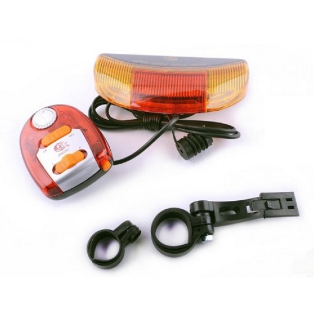 Мигалка JY-557 зад з поворотами + сигнал, на батарейках фото westvelo.com