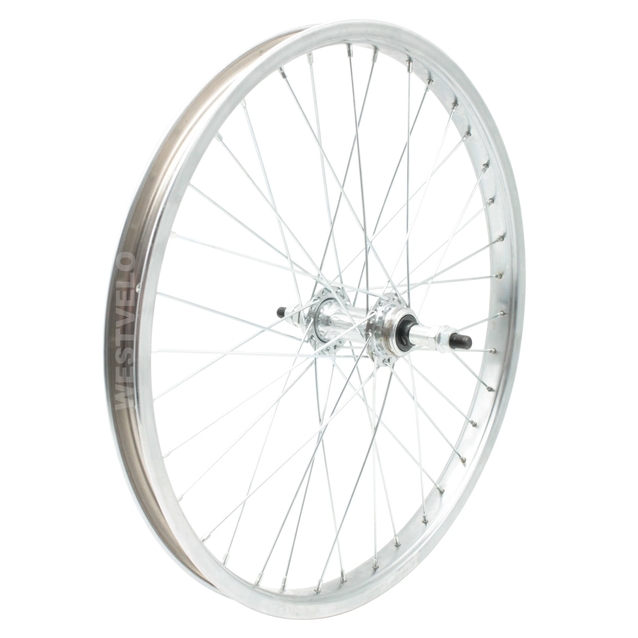 Колесо 20 зад, обід нікель, спиця 2мм, втулка мтв М на віночках фото westvelo.com