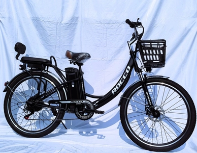 Електровелосипед 27.5 ST Corso «ROCCO» RC-27492 сталь, двигун 500W, акумулятор 48V20AH літієвий, чорний