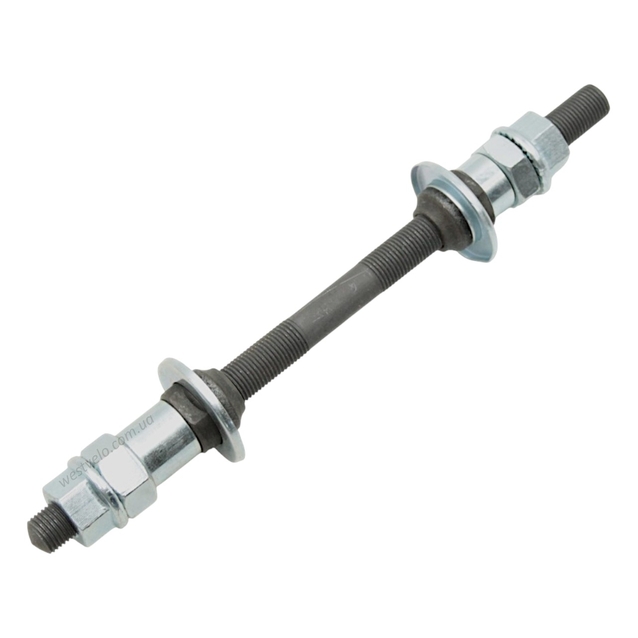 Вісь задньої втулки мтв з конусами QUANDO (KT-261R) L-175мм/М9 фото westvelo.com