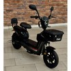 Електроскутер Corso «T-ROK32» TR-010540, двигун 500W, акумулятор 48V/20Ah свинцево-кислотний, чорний, колеса 10" + 1 ящик. акум фото westvelo.com