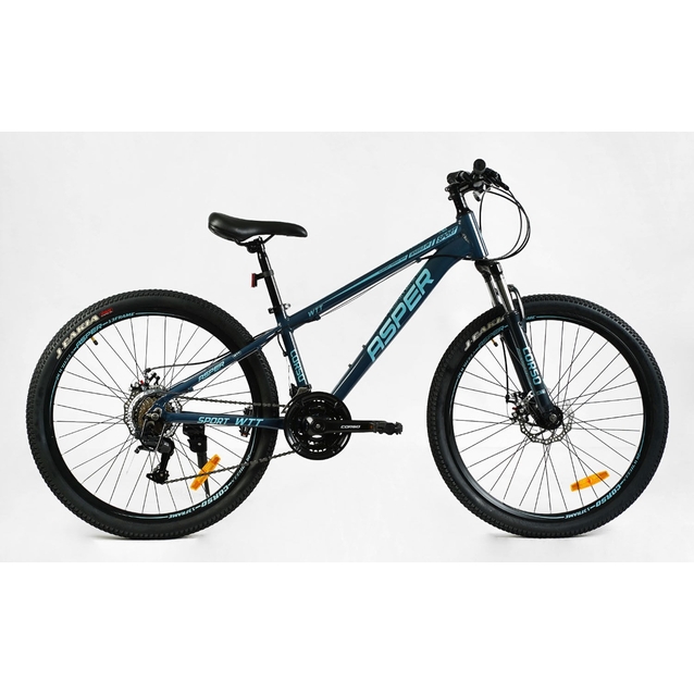 Велосипед 26 AL Corso «ASPER» SP-26514 алюміній 13", (к-т LTWOO-A2) синьо-блакитний