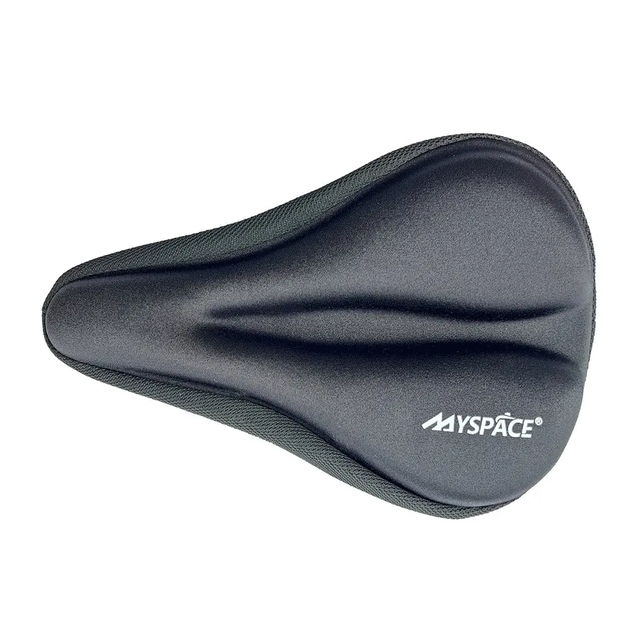 Чохол сідла чорний  MYSPACE (гелевий) біл. фото westvelo.com