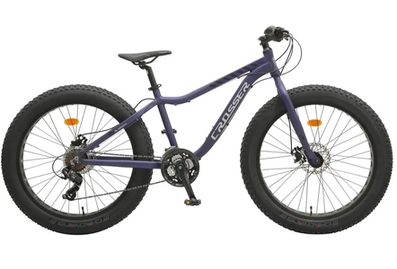 Велосипед 26 ST Crosser FAT BIKE сталь 16", (к-т SHIMANO) матовий фіолетовий