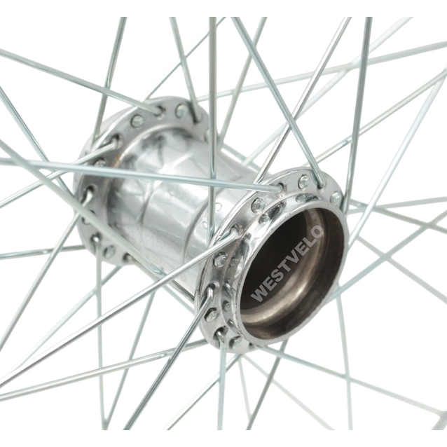 Колесо 26 зад, обід нікель, спиця 2мм, стакан фото westvelo.com