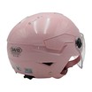 Мото шолом, відкритий (M-XL) "DAVID" D316, рожевий, глянцевий (ABS) фото westvelo.com