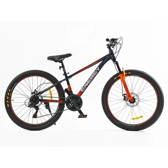 Велосипед 26 ST Corso «ENERGY»EN-26049 сталь 13", (к-т SHIMANO) чорно-помаранчевий фото westvelo.com