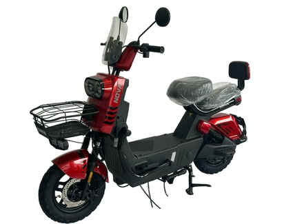 Електроскутер Corso «NOVA L» NV-632057, двигун 1000W, акумулятор 72V 20Ah літій-залізо-фосфатний, червоний, колеса 10"