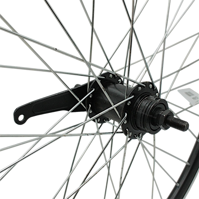 Колесо 24 зад, обід 2-ний чорний, втулка Falcon (чорна) + к-т фото westvelo.com