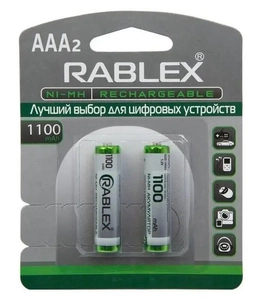 Батарейки акумуляторні Rablex HR03 1100mAh ААА (2шт.)