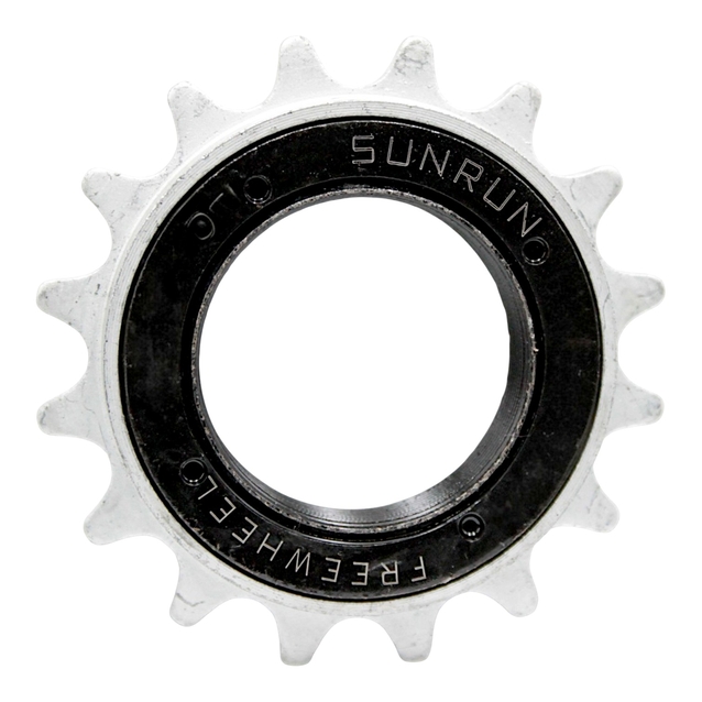 Зірка задня freewheel різьбова 16 зубів SUNRUN FW чорно-сіра (16T) фото westvelo.com