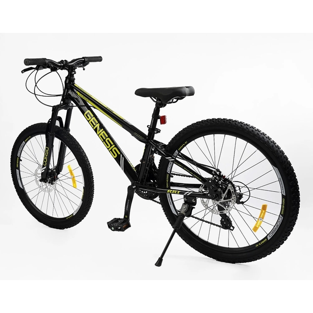 Велосипед 24 ST Corso «GENESIS» G-24764 сталь 11", (к-т Saiguan) чорний фото westvelo.com