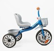 Дитячий велосипед 3-х колісний EVA (піна) Best Trike колеса 12-10, BS-30711/BS-307-11 синій, сталева рама, кошик фото westvelo.com