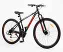 Велосипед 29 ST Corso «GENESIS» GN-29057 сталь 17", (к-т SunRun) чорно-помаранчевий фото westvelo.com